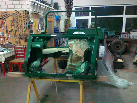 U411 Das Fahrerhaus ist fertig